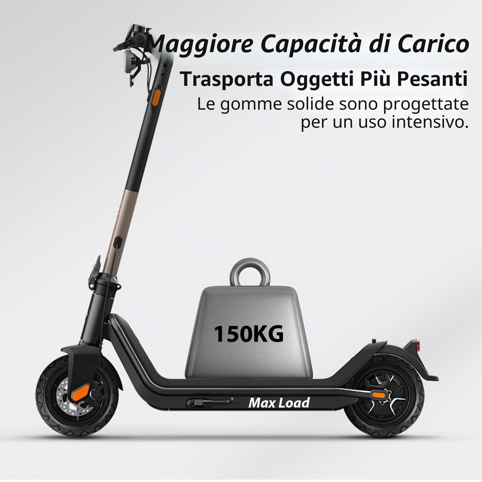 2x Pneumatici Pieni 10" 10x2,75-6.5, Ricambio Monopattino | Compatibili con Hiboy Max3, Dualtron 3, KuKirin G3 e Speedway 5, gomme antiforatura senza manutenzione