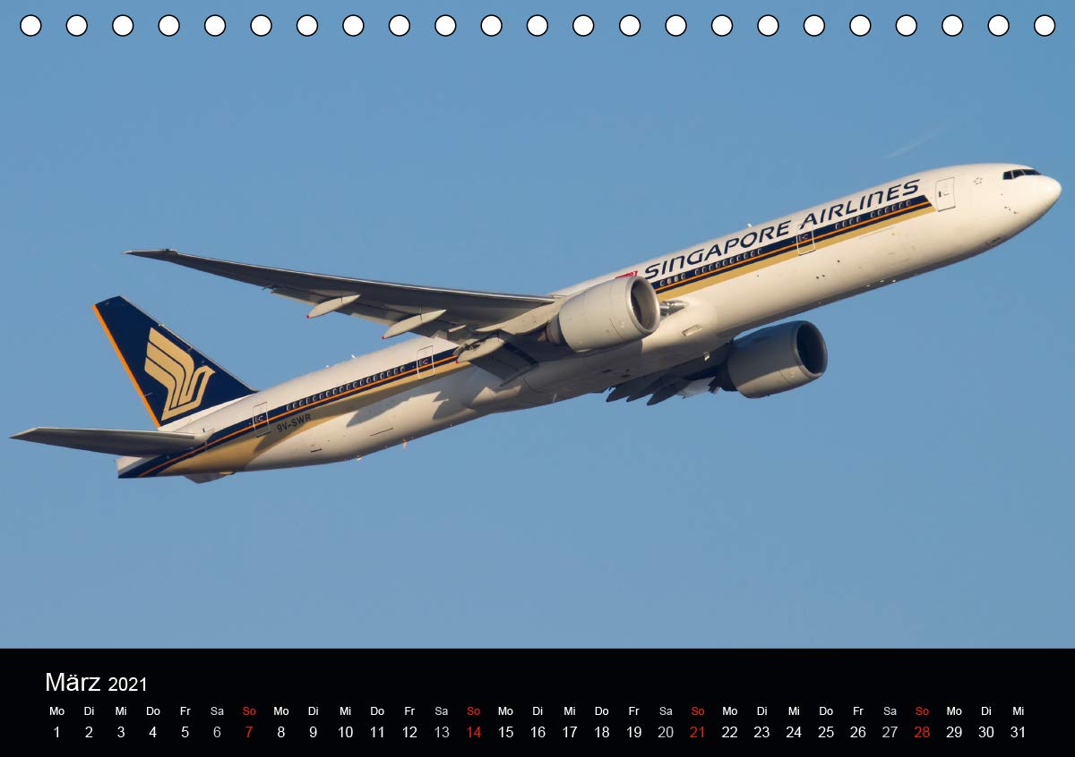 Welt der Flugzeuge (Tischkalender 2021 DIN A5 quer): Eindrücke aus der Luftfahrt (Monatskalender, 14 Seiten ) (CALVENDO Mobilitaet)