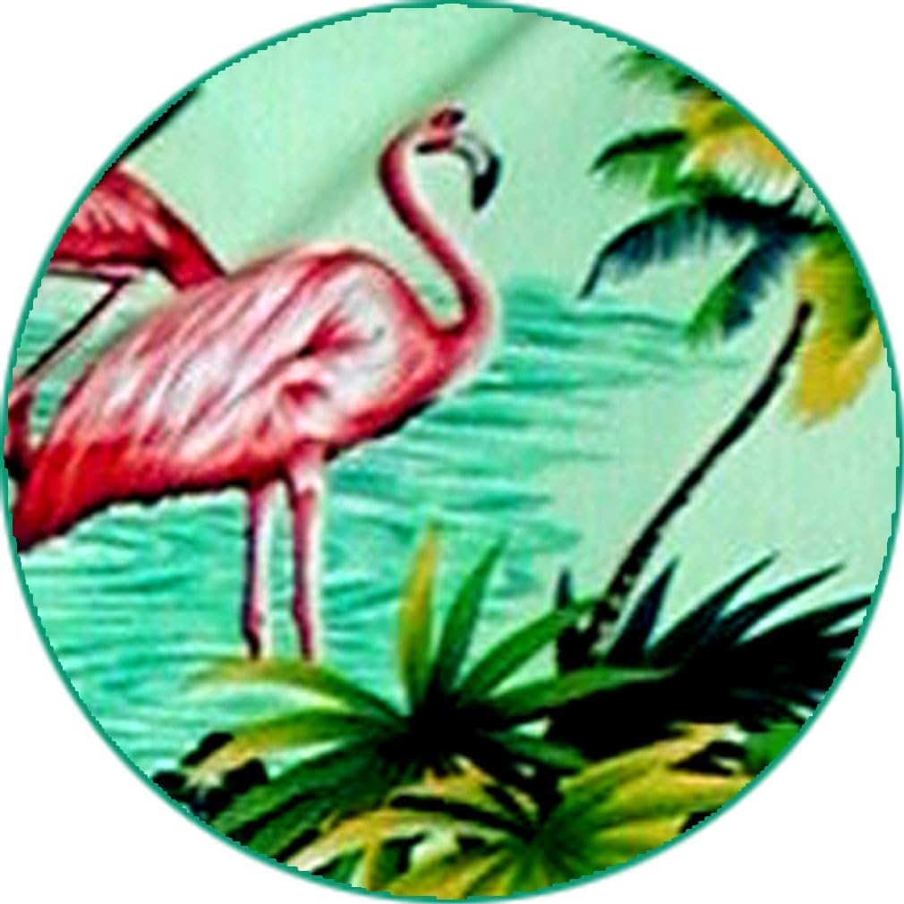 Pacific Legend Men's Flamingos Hawaiian Shirt - Image 2