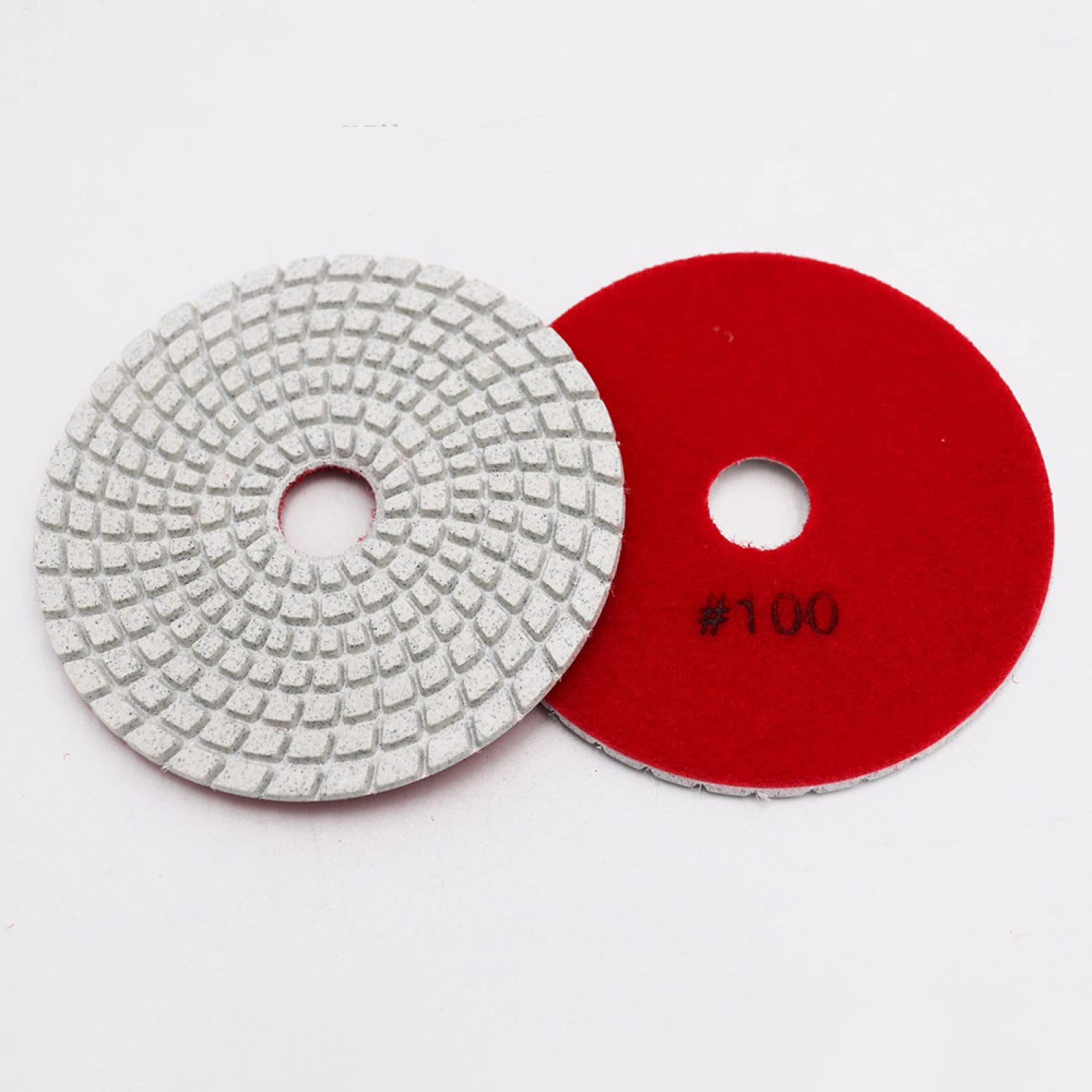 Almohadillas pulidoras de diamante, 10 almohadillas de pulido de diamante húmedo de 4 pulgadas for mármol, granito, disco de pulido de 0,00 mm