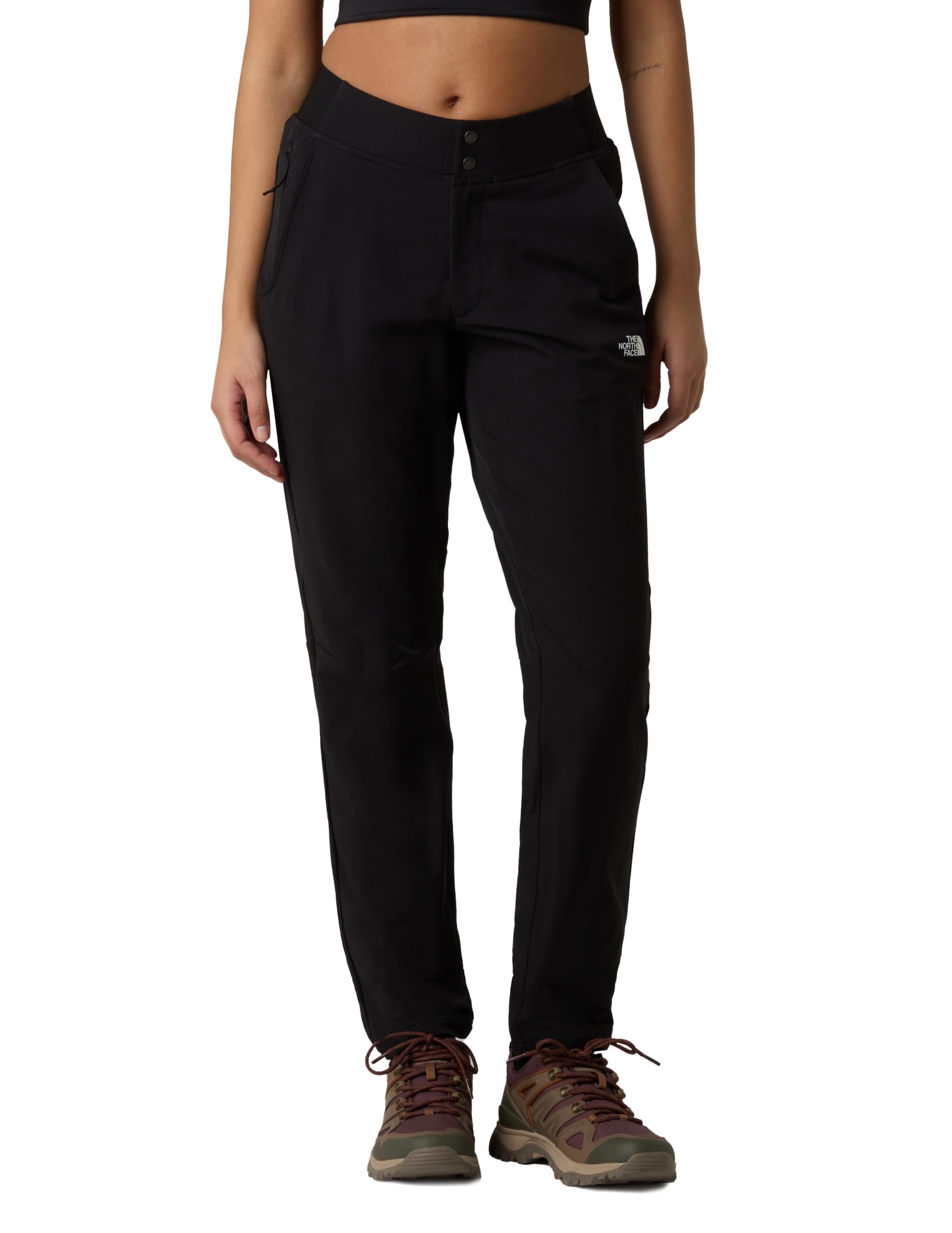 The North Face - Pantalones Softshell Quest para Mujer- Secado Rápido, Duraderos - TNF Black