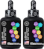 Hydrolyzed Liquid Collagen Peptides and Biotin - Collagen Liquid for Women and Men - Hair Skin and N