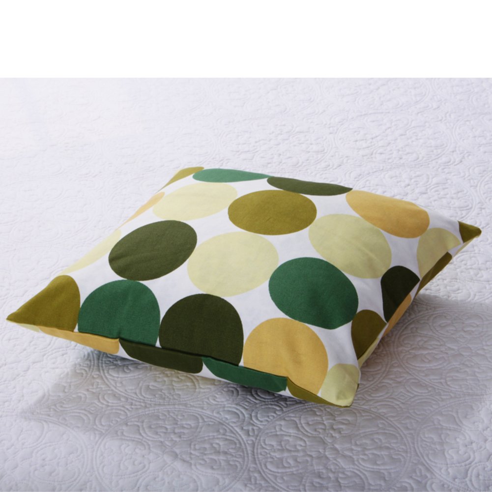 Coussin carré en toile de coton imprimé sable 45x45 cm pour décorer votre canapé de salon