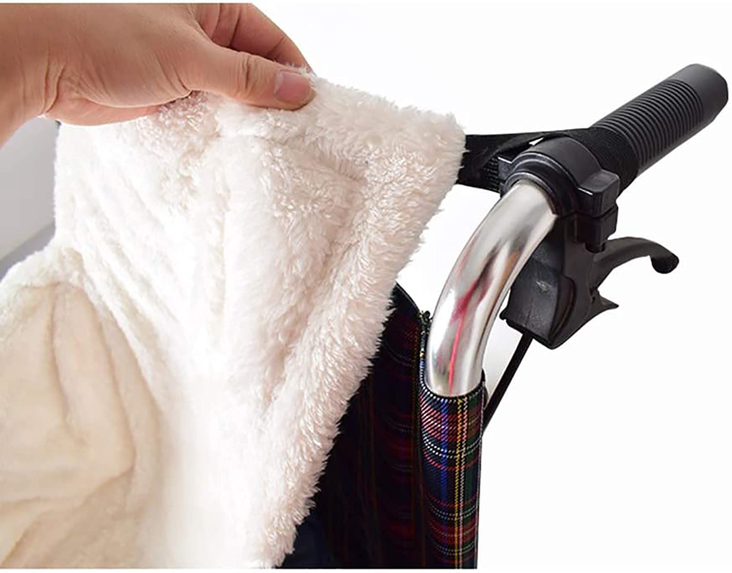 Manta Lujo Ligera para Silla Ruedas, Forro Polar Felpa para Adultos, Hombres y Mujeres, Manta para Calentar Silla Ruedas para el Invierno, para Calentar Las piernas, los pies y Espalda