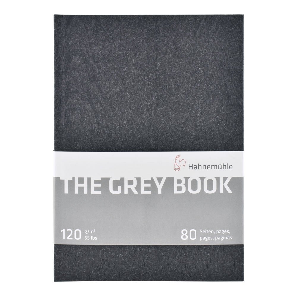 Hahnemuhle : The Grey Book : Sketchbook : 120gsm : 40 Sheets : A5