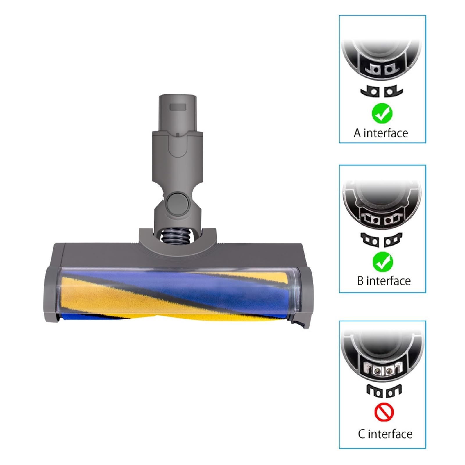 Soft-Rollenbürstenkopf, kompatibel mit Dyson, V6 DC58 DC59