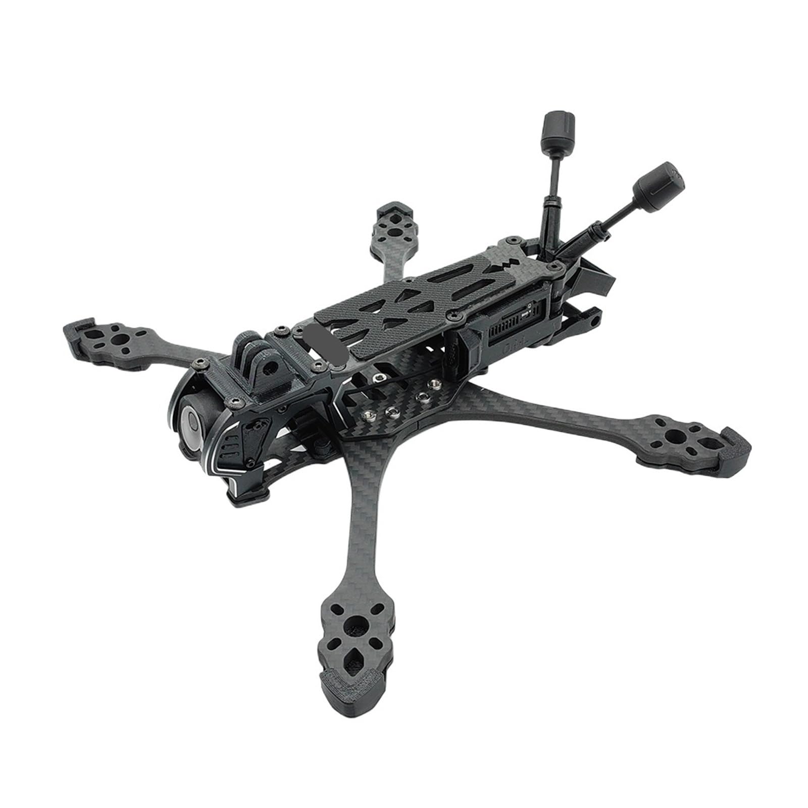 Mark5 O4 Pro FPV Rahmen Kit X/DC Version 5 zoll Carbon Fiber Quadcopter Racing Drone for RC freestyle DIY teile(X frame kit blu)