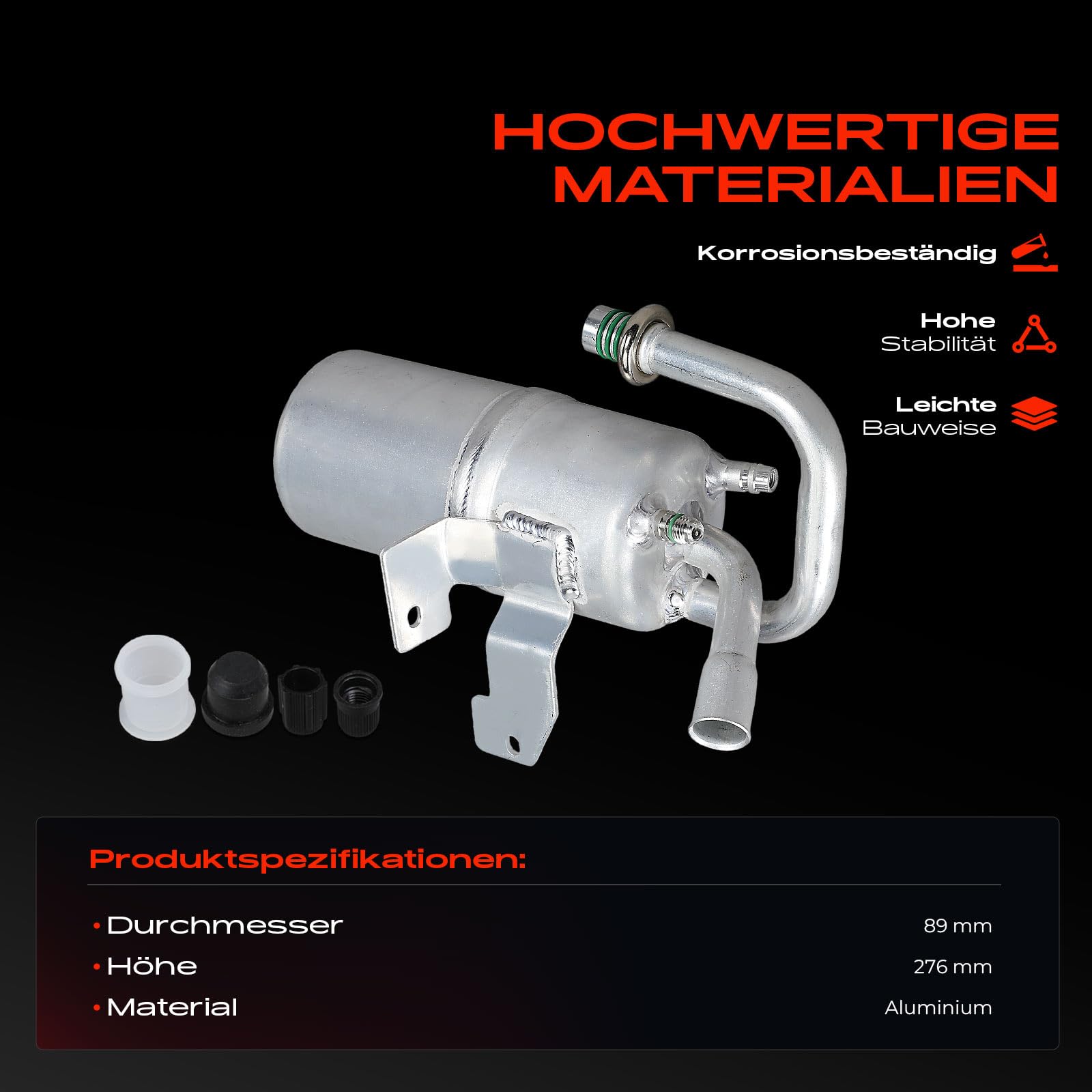 Frankberg Essiccatore Impianto di climatizzazione Compatibile con 2 DY 1.4L Fiesta V JD JH 1.4L Fiesta V JD JH 1.2L Fusion JU 1.4L 2 DY 1.2L Replace# 1209041,1148935