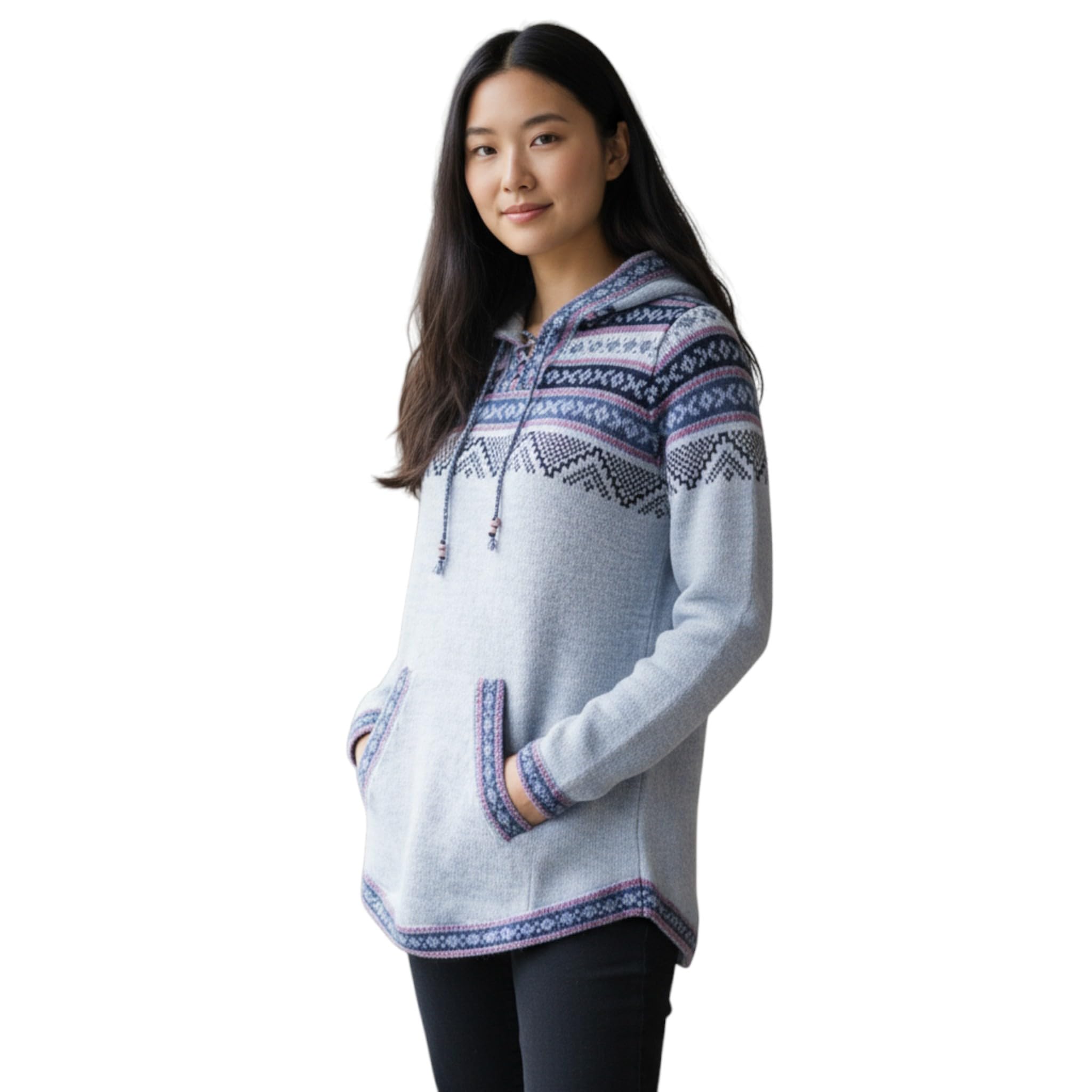 Artesania Womens Chachani Alpaca Hooded Sweater