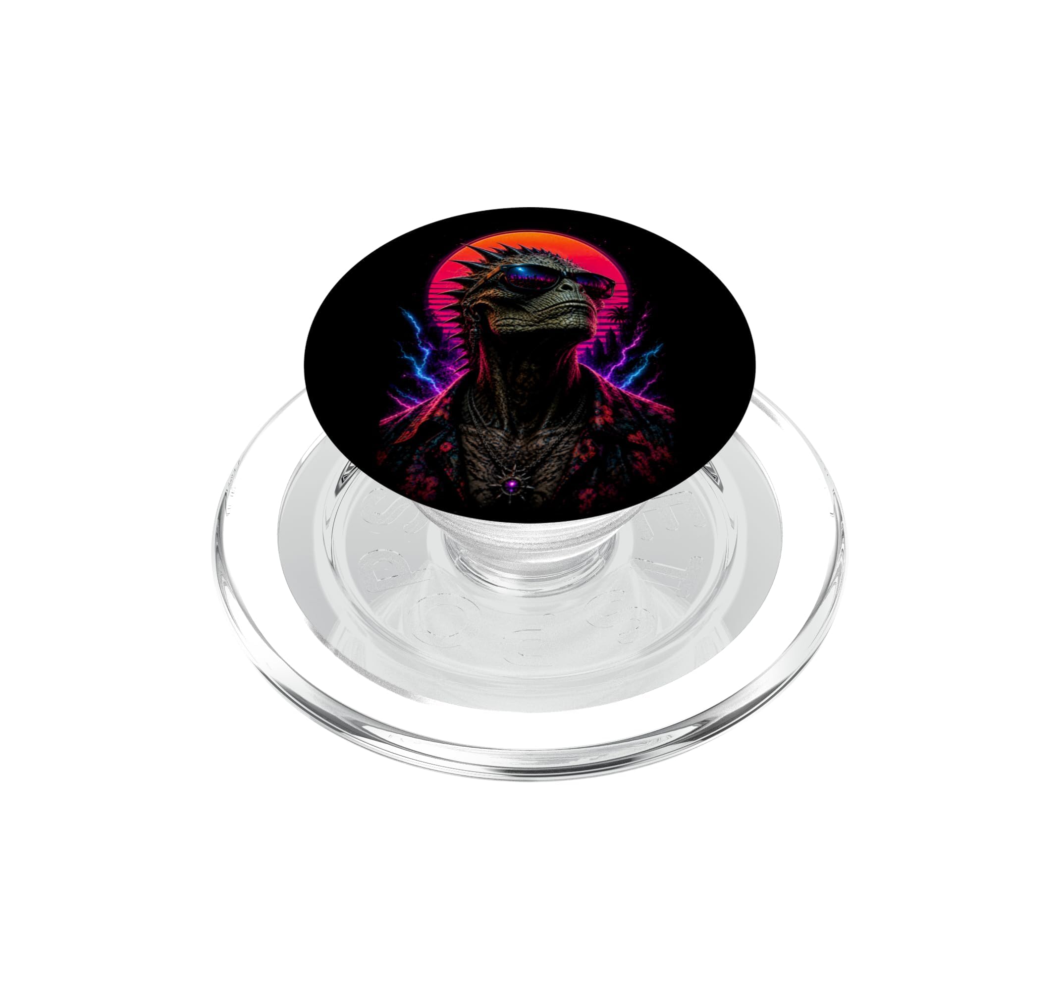 PopSockets PopGrip pour MagSafe compact au design extraterrestre rétro