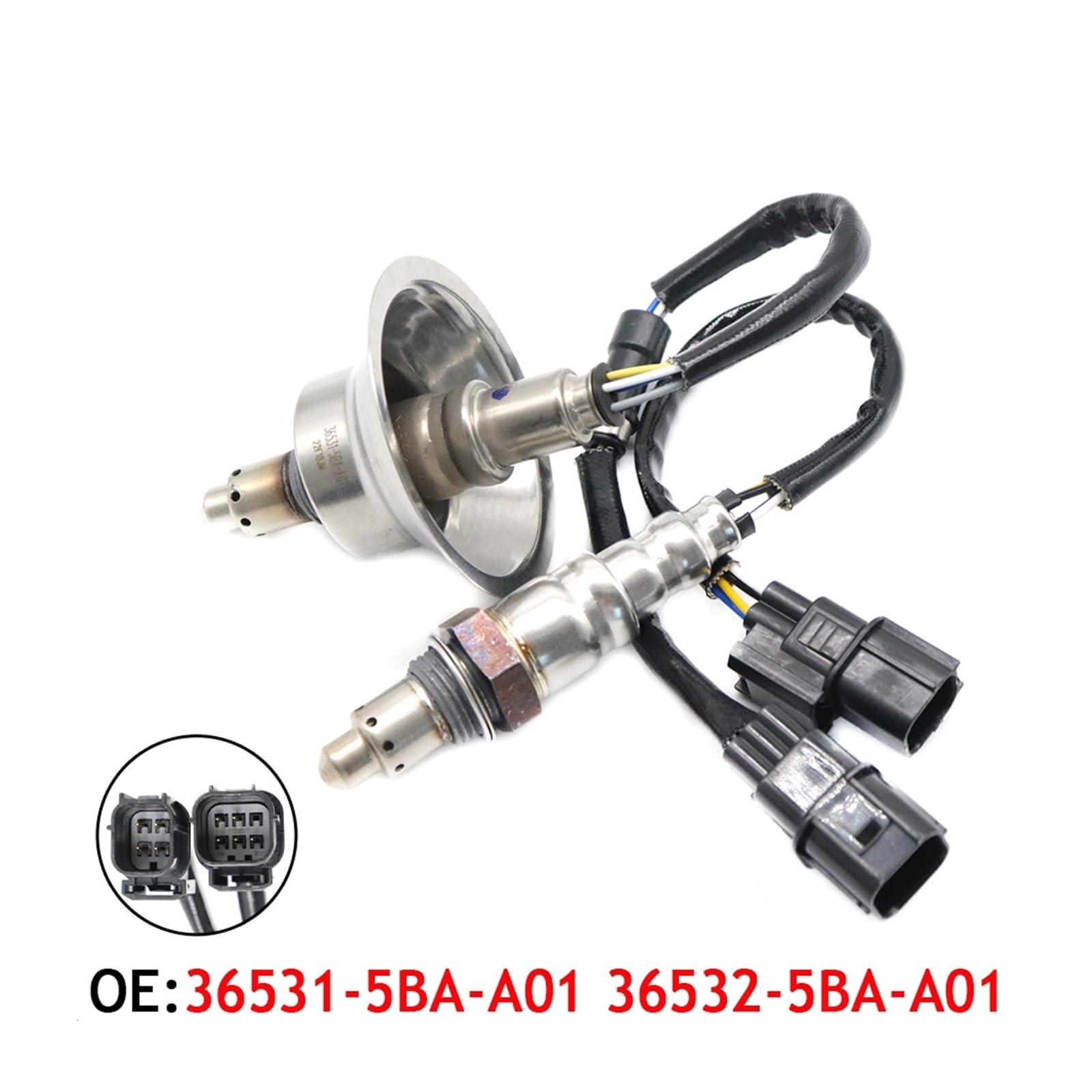 Sensor de oxígeno Lambda O2 con relación Aire-Combustible Aguas Arriba y Aguas Abajo, 2 uds., 36531-5BA-A01 36532-5BA-A01, Compatible con Civic 2016-2021 234-5710