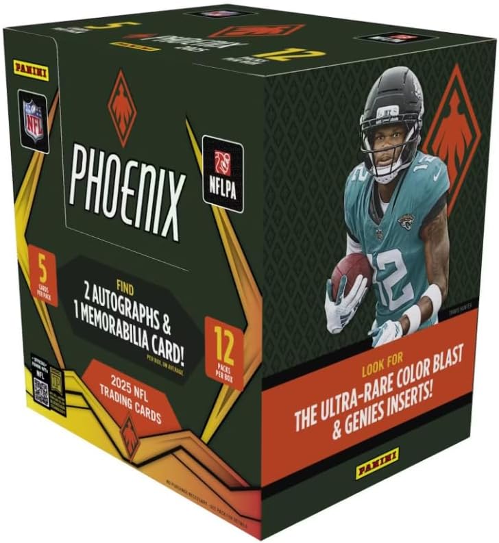 2025 Panini Phoenix Football Sealed Hobby Box (2 Autograph And 1 Memorabilia Per Box)