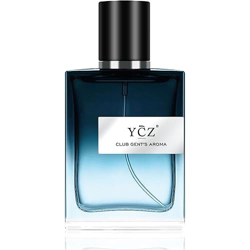 Ycz CLUB GENT'S AROMA, 1.7oz(50ml), Man Perfume, Nightclub Essential Fragrance, Long Lasting Cologne for Men with Aromatic Woody Notes of Aldehyde, Ginger, Mint, and Lemon