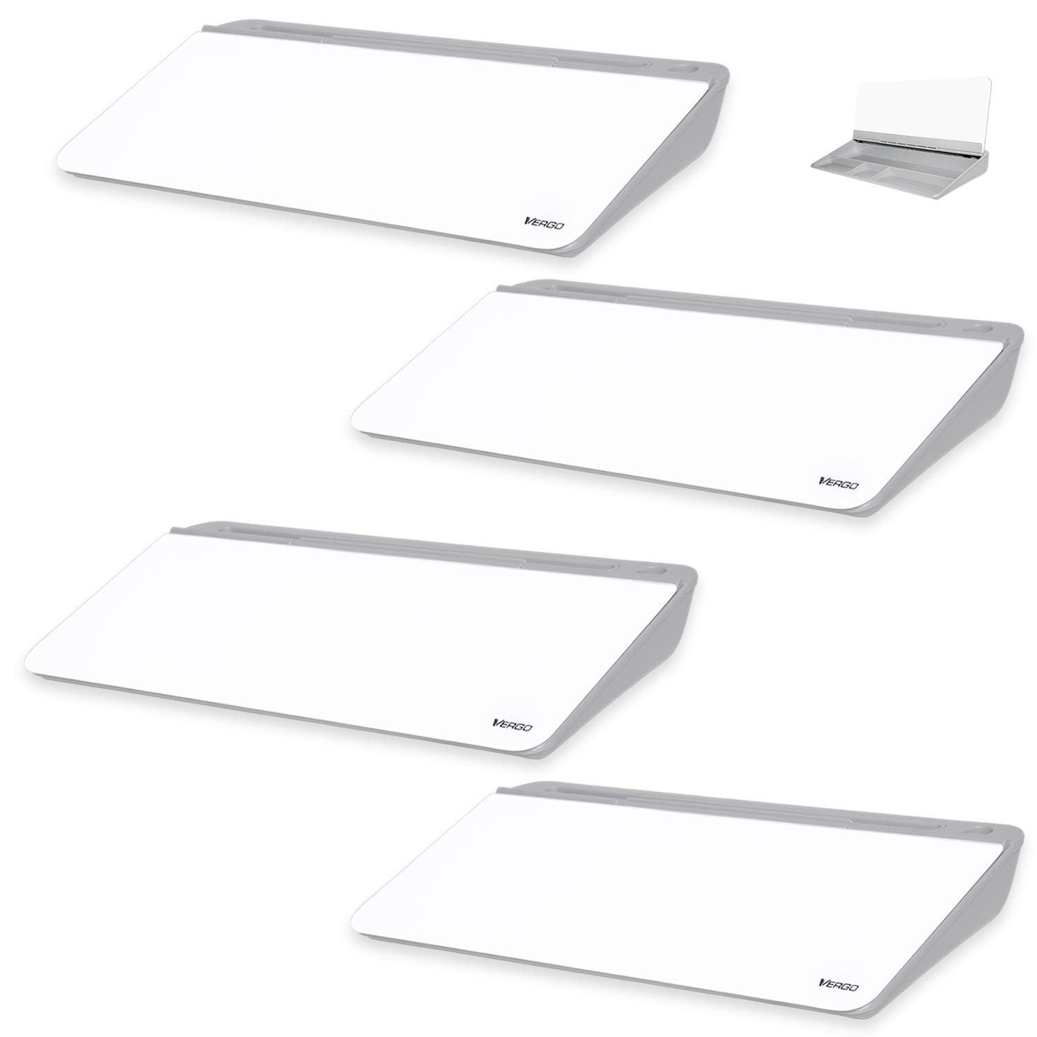 Buy Vergo Desktop Glass Whiteboard Storage Organizer Computer Keyboard