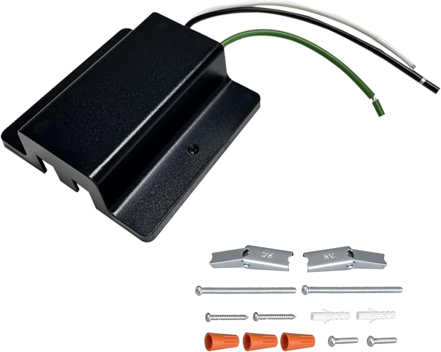 Bravsekai H Track Floating Canopy Connector, H Track Lighting Rails Accessories, Suitable for H Type Single Circuit 3-Wire-1 Rails, Energize The Rails