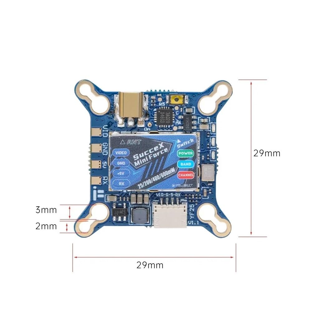 SucceX Force 5,8 GHz VTX 600 MW MMCX for FPV-Drohne