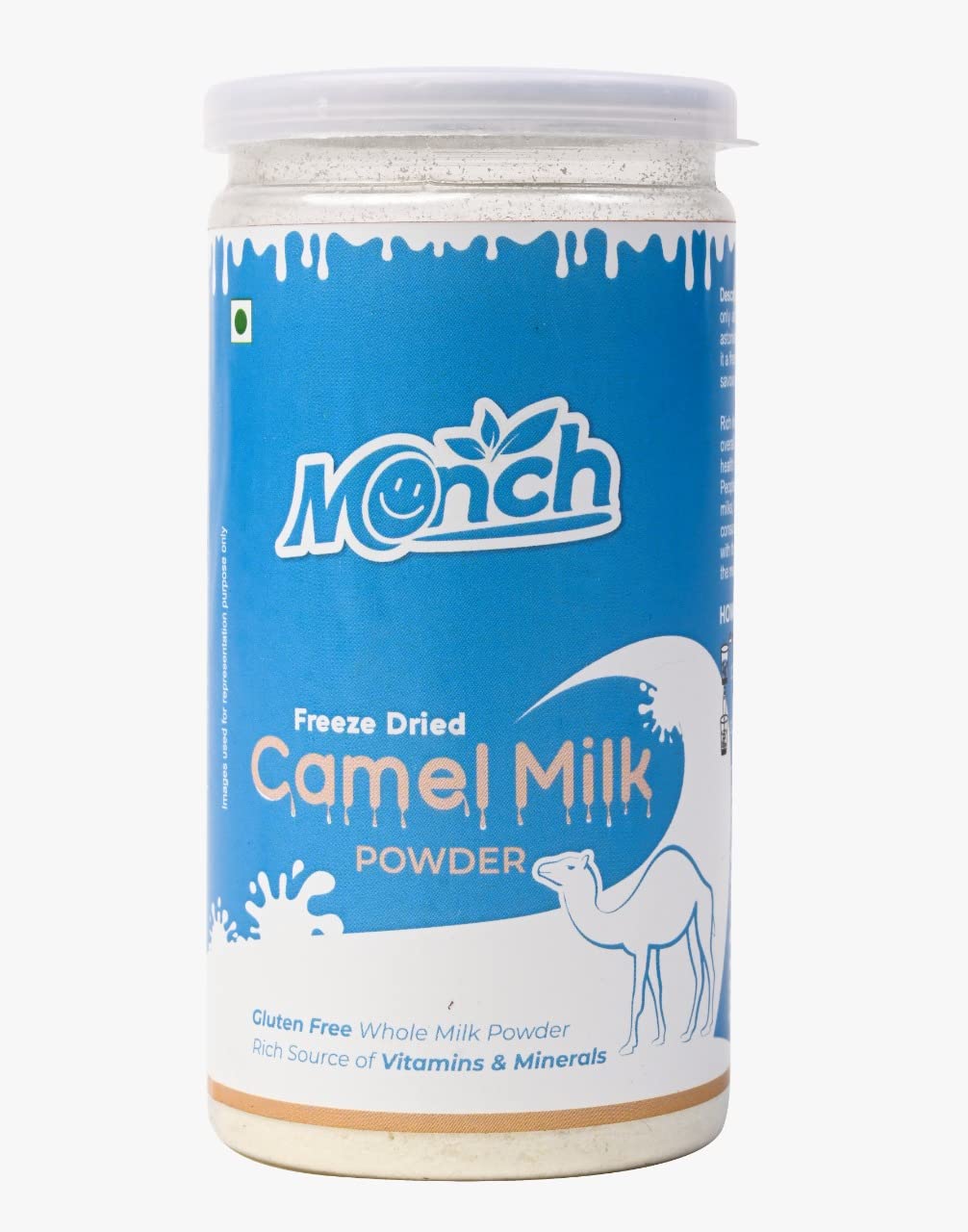 Monch Camel Milk Powder - Camel Milk Powder For Height Growth - Freeze Dried (100g, Pack of 1)