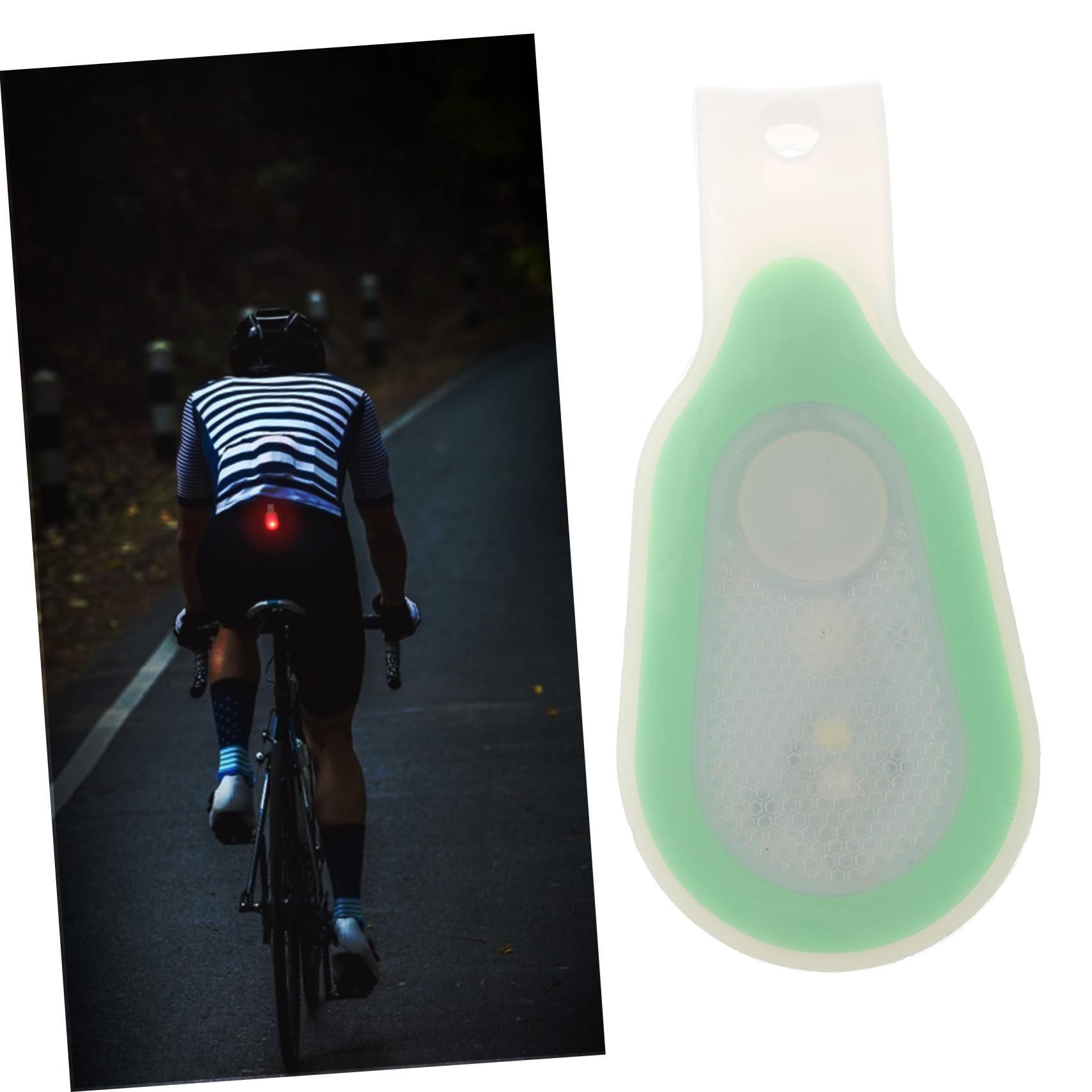 DOITOOL 6 Pcs Led Flashlight Mini Flashlights Led Running Lights Dog Lights for Night Walking Working Lamp