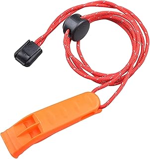 loom tree LOOM TREE® Marine Safety Whistle Boating Camping Hiking Emergency Whistle with Lanyard Red-picture-15