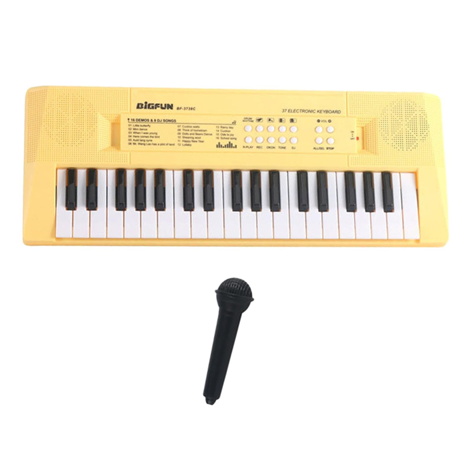 bnf® Keyboard Piano for Kids Music Electronic Keyboard for Teaching Outdoor Stage Yellow|Toys & Hobbies | Educational | Music & Art-image-25