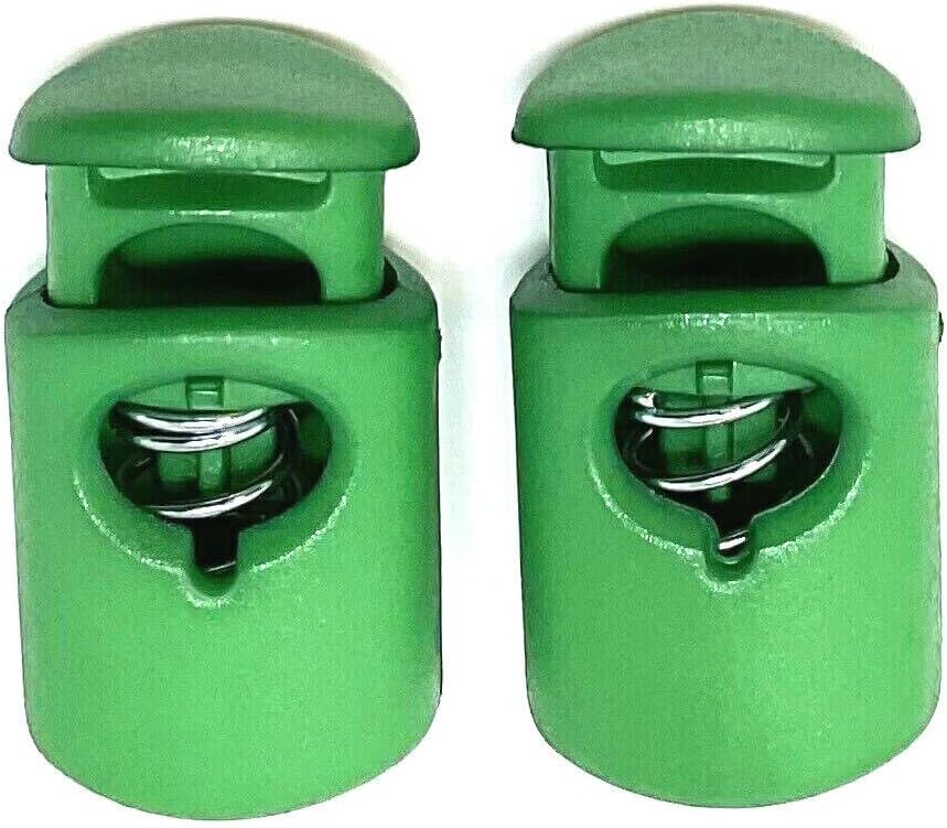 Dweebzilla 2 Pieces Ellipse Barrel Cord Lace Locks Drawstring Spring Stopper Toggle