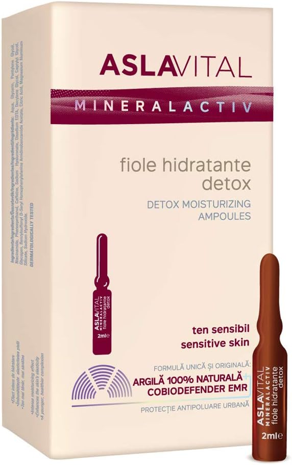 NEW! ASLAVITAL MINERALACTIV DETOX MOISTURIZING AMPULES