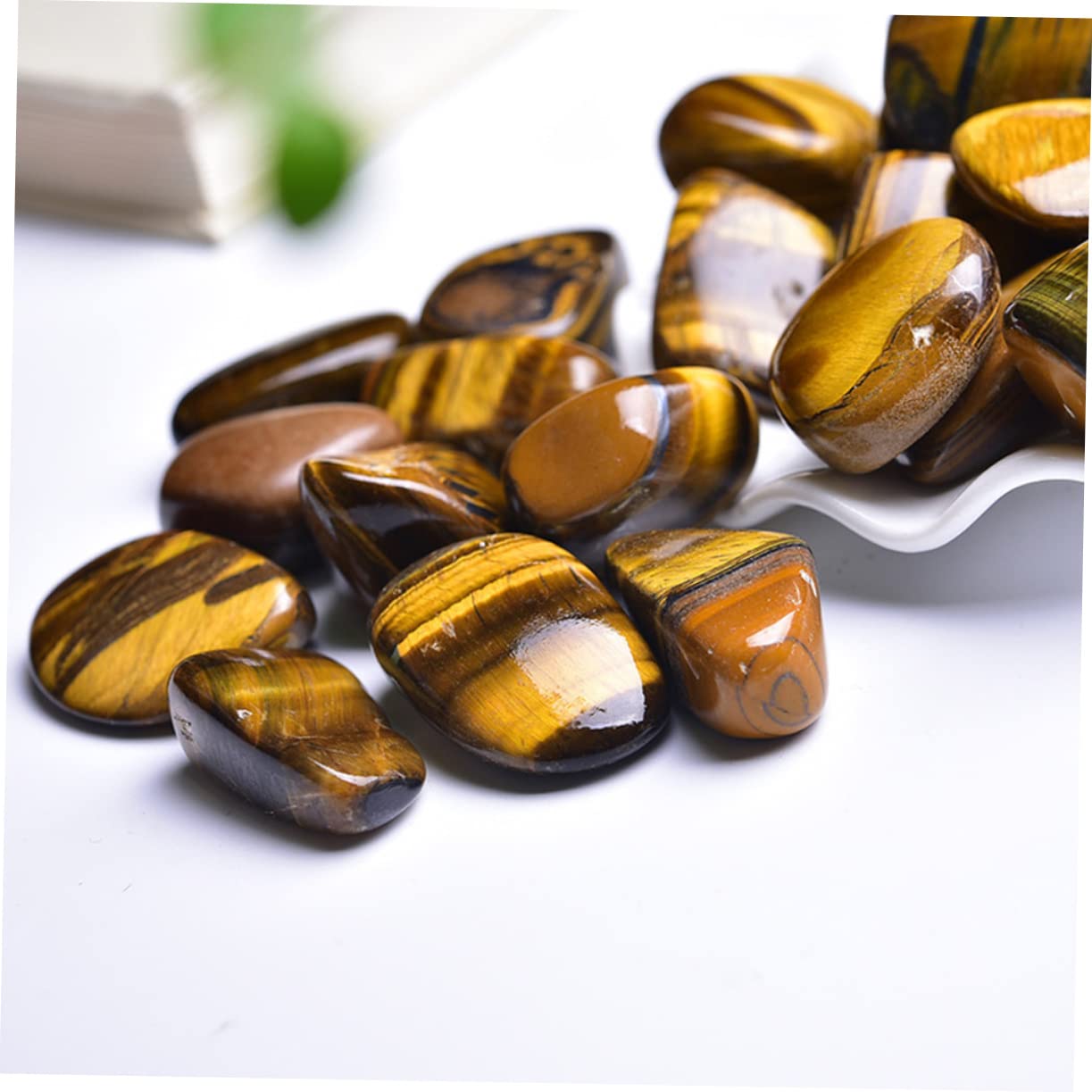 Cabilock Gardening Macadam Unique Fish Tank Landscaping Decor Smooth Macadam Stones