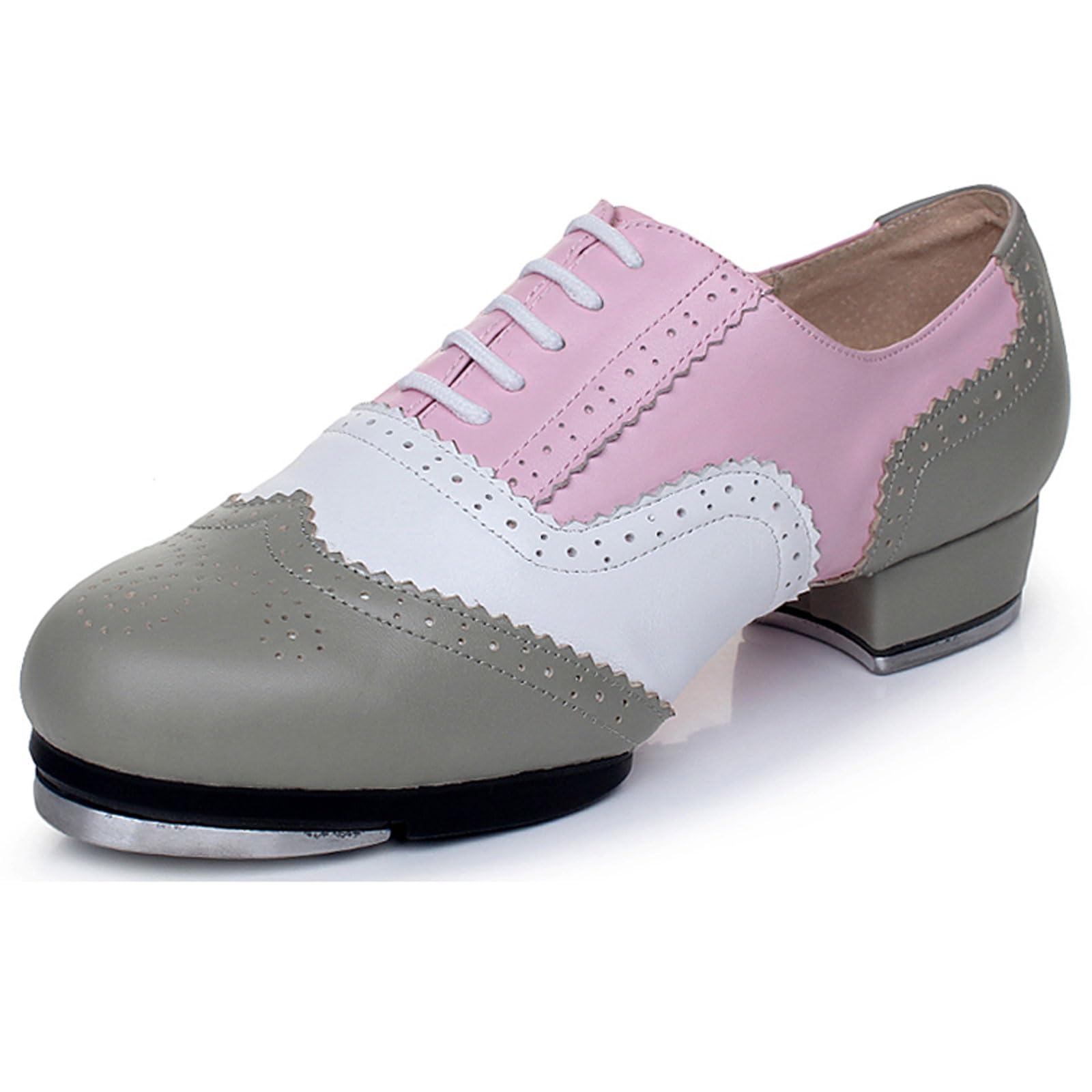 SerendipitousWhisper Tap Dance Shoes,Easy Strap Tap Dance Shoes,Comfortable Retro Style,Tap Shoes For Men And Women For Everyday Training And Performance