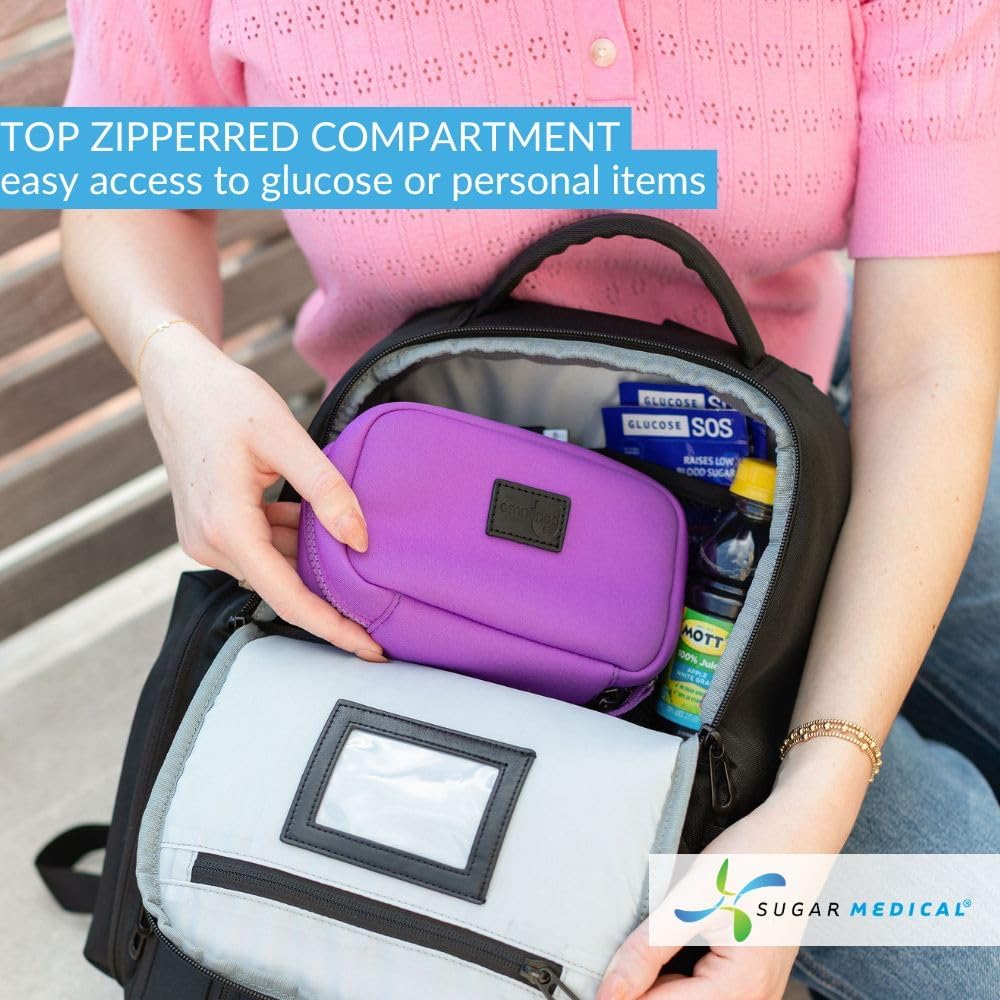 Sugar Medical Diabetes Supply Travel Backpack with Insulated Storage