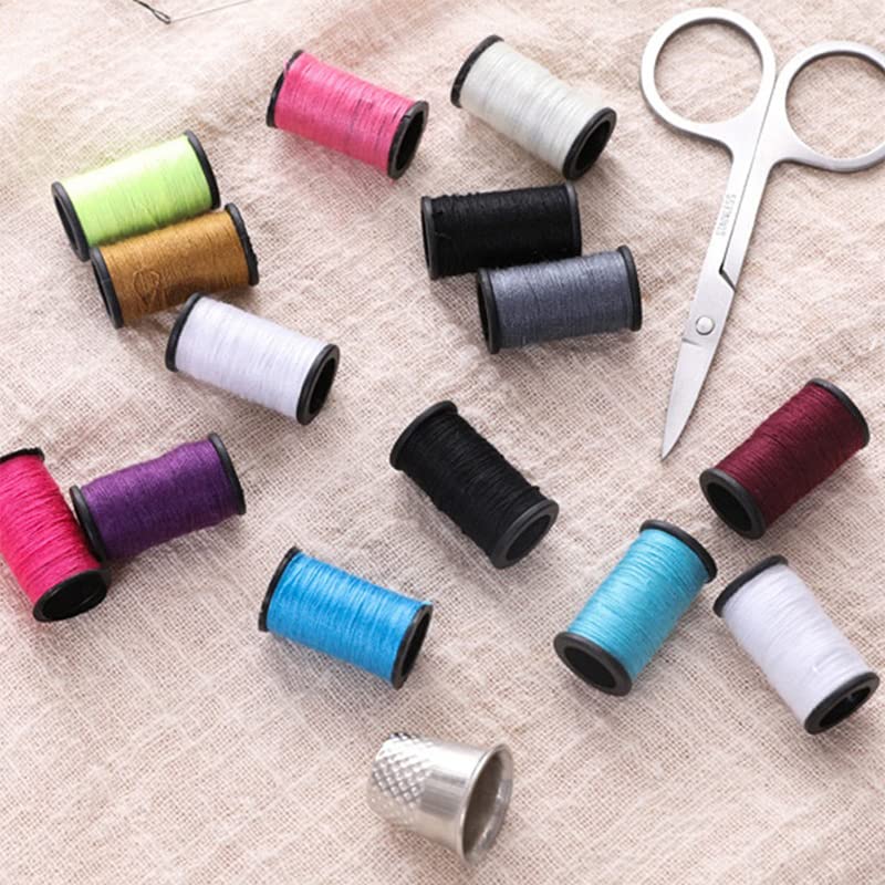 Set Cucito 43 Pezzi - Kit Da Viaggio Con Ago, Filo, Forbici E Borsetta - Foto 5