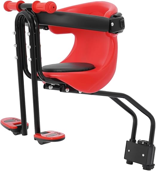 LXKJDS Siège Vélo Avant VTT Évolutif avec Barre de Sécurité Amovible