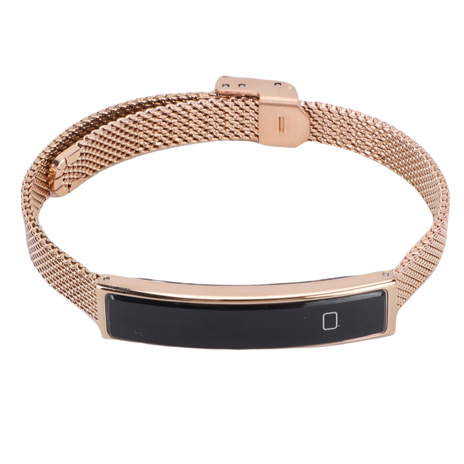banapoy Bracelet Intelligent, Traqueurs de Fitness, Cadeaux pour Noël, Femmes et Hommes, Téléphone Bluetooth, Obturateur à Distance, étanche pour la Course à Pied, Le Cyclisme (Gold)