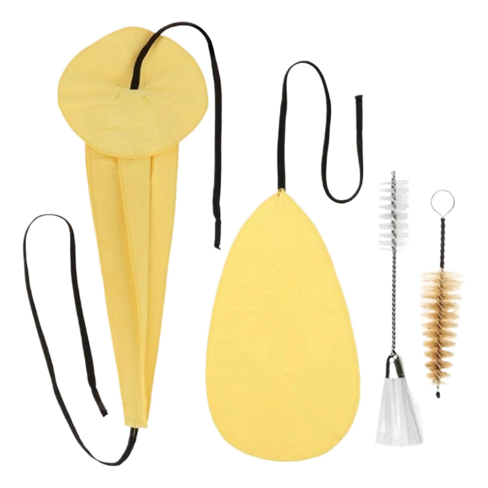 Sax Cleaning Cloth, Inside Tube Cleaning Cloth, Alto Saxophone Cleaning Kit, Saxophone Cleaner Alto Sax Swab,4X Water Absorbent Gentle Cotton Swab Dusting Brush Beginner Friendly For Inner Chamber