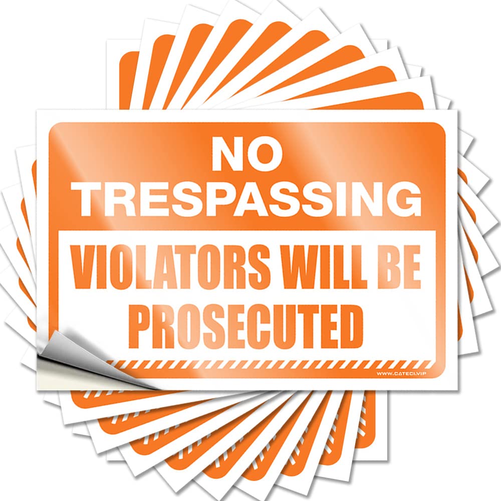 Lake House Decor, Tattoos Funny Cover Quote Stickers, Cozy No Residue Decals for Luggage | Science Party Favor Custom No Trespassing Violators Will Be Prosecuted(6X9CM)