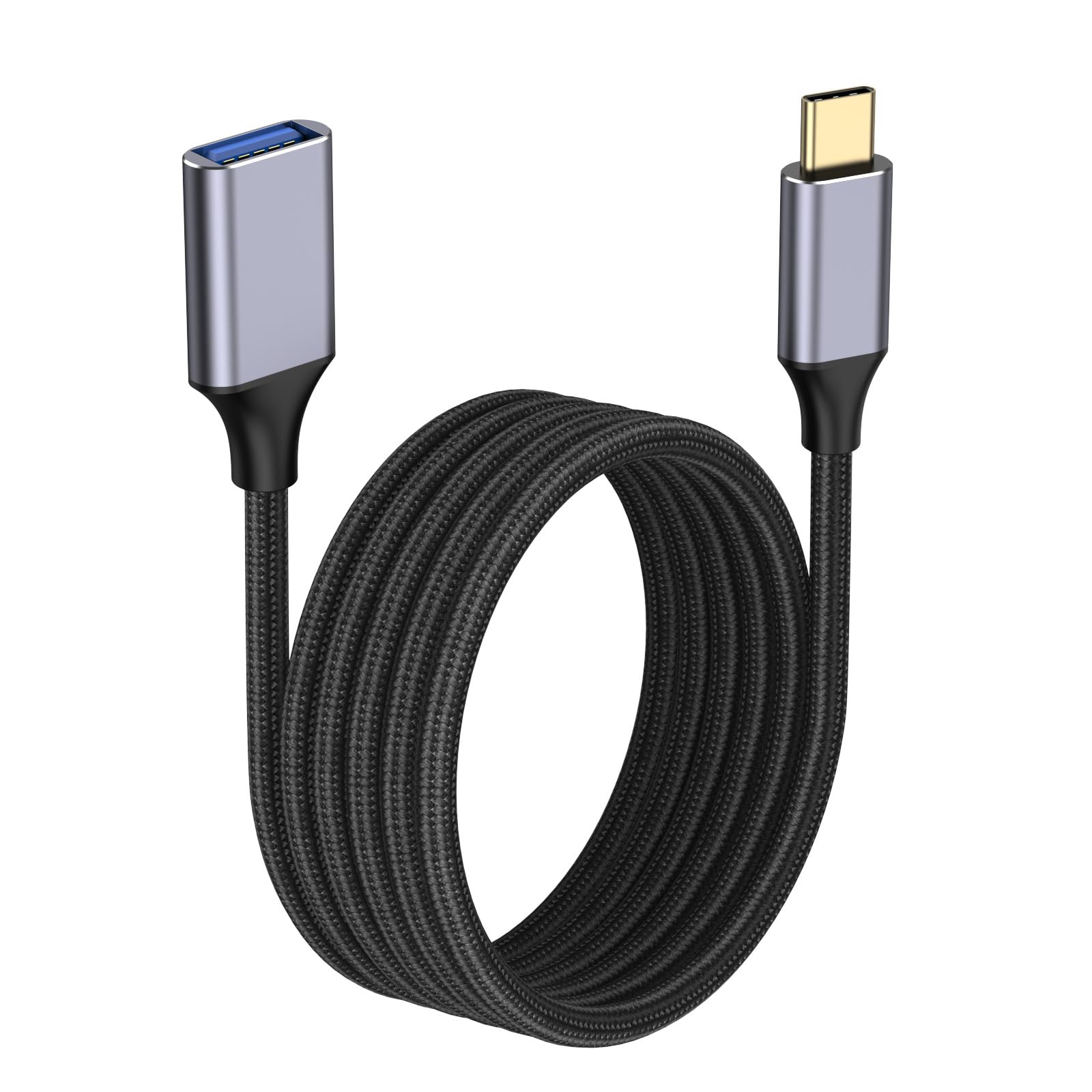 Pastall USB Female to C Male Cable(1M/3.3 Ft),Type-C Adapter,USB C to USB 3.0 Adapter,C Female to A Male for Phone/Laptop/Tablet/Switch USB-C Device