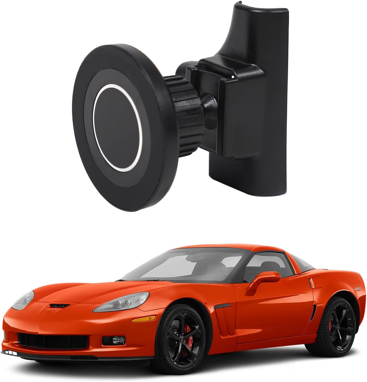 Customized Phone Holder Compatible with Chevy Corvette C6 2005-2013 Cell-Phone Holder Adjustable Support Bracket Dashboard Smartphone Mount Dash Cilp Clamp Stand Car Cradle (Type E)