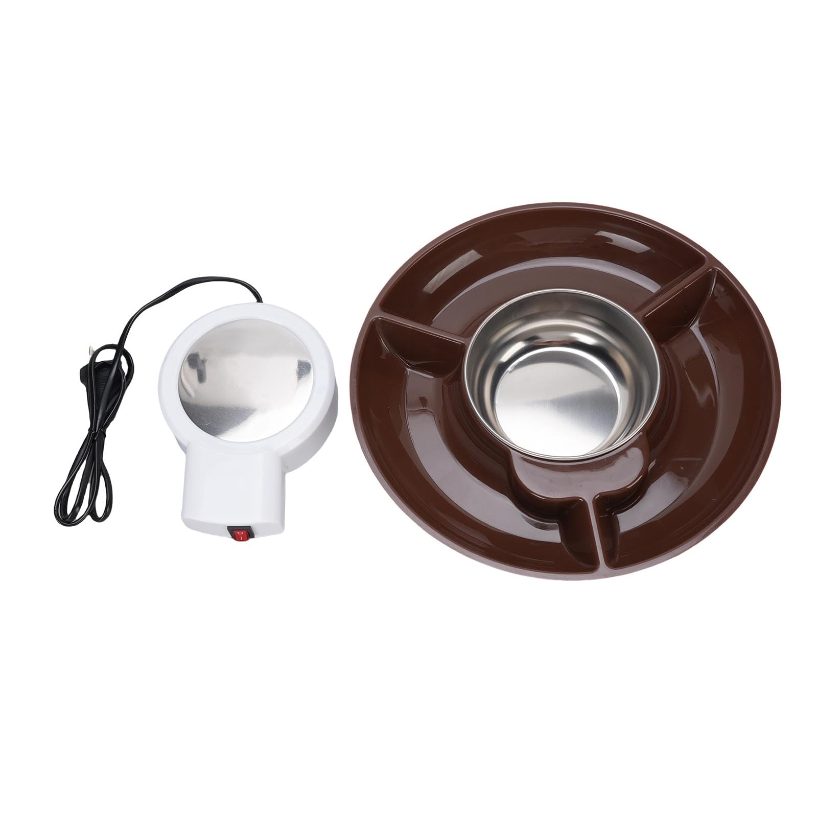 Cryfokt Olla de Fondue de Chocolate, Fundición de Chocolate Eléctrico TMS TMS Distributed Food Quality Calidad Robusta para Fiestas de Cumpleaños (EU enchufe 220V)