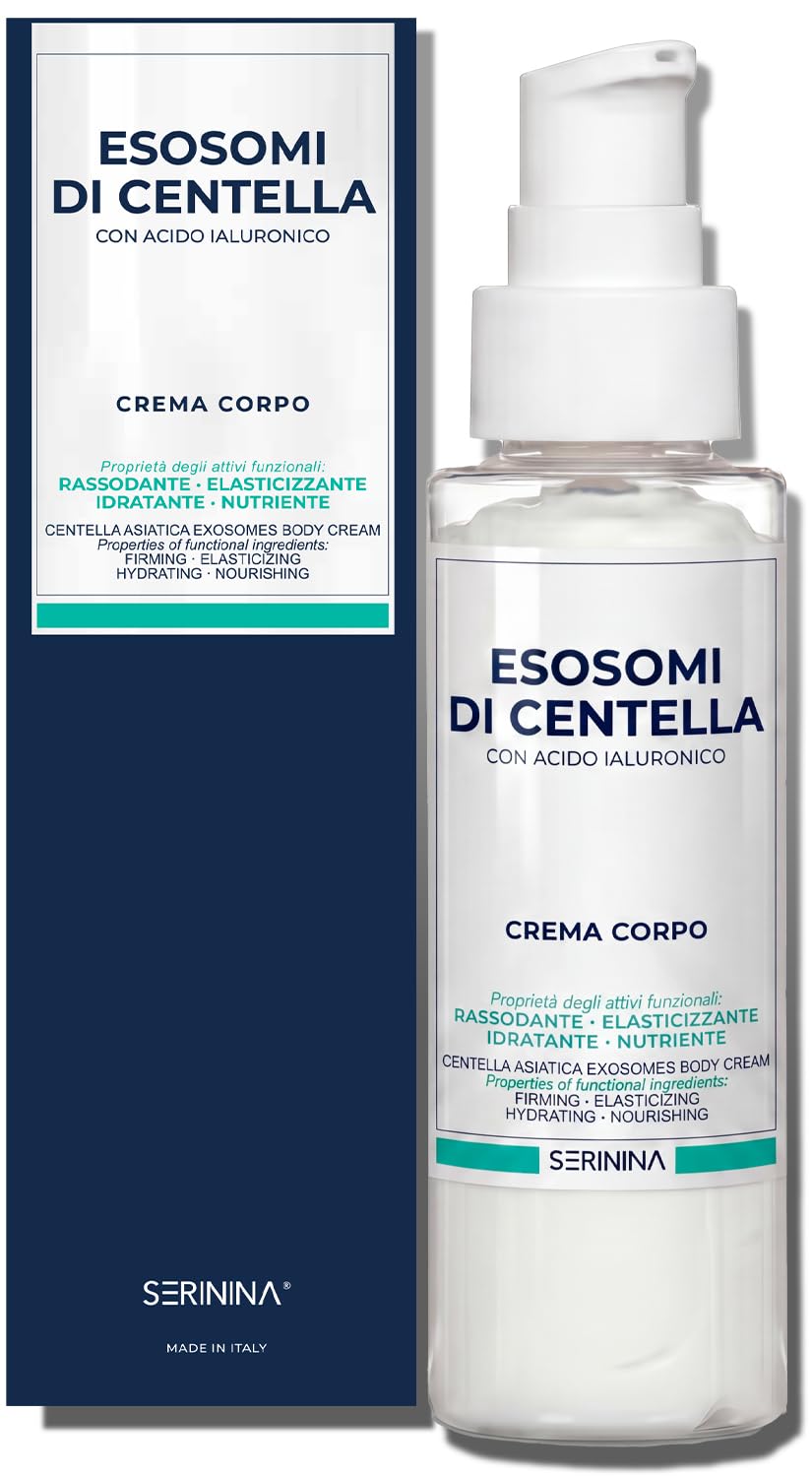 SERININA Set Siero Viso + Crema Corpo Esosomi Centella Asiatica Acido Ialuronico