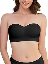 Lonya Soutien Gorge sans Bretelles pour Femmes Soutien-Gorge sans Armatur Sexy Classiques Brassiere sans Coutures