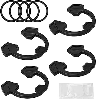 7116713 Water Softener Clip and 7170288 O-Ring Kit Compatible with Kenmore GE Whirlpool Morton and Eco Water Softener for 3/4”Valves Replacement 7337571 and 7337563 Kit Bundle 4Pcs