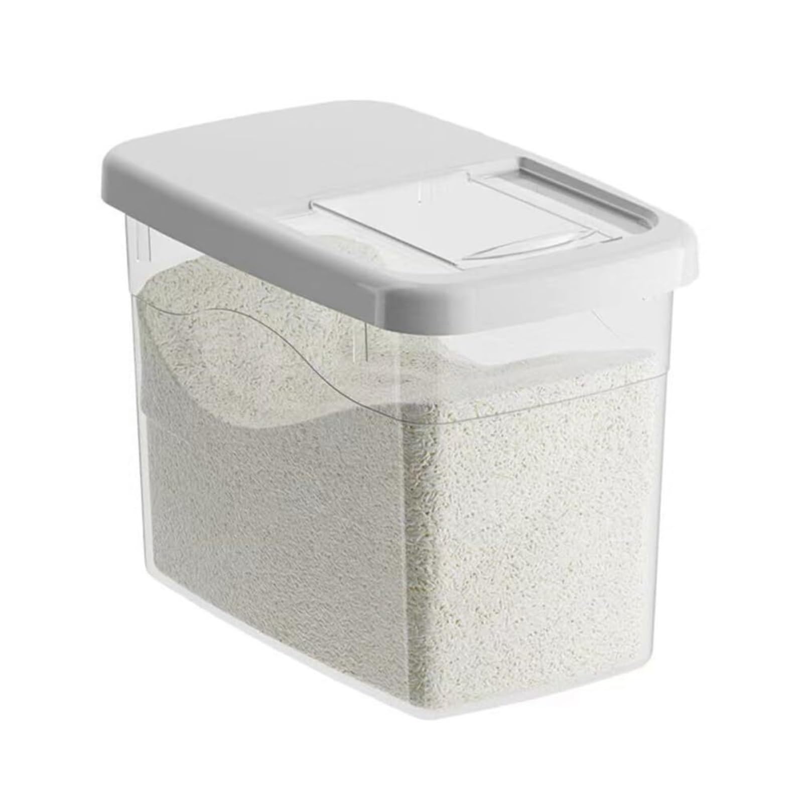 CVdrtyED Dry Food Cereal Dispenser Rice Storage Box Dispenser Food Container Grain Jar Flour Bucket Pet Bin Pantry Rice Container