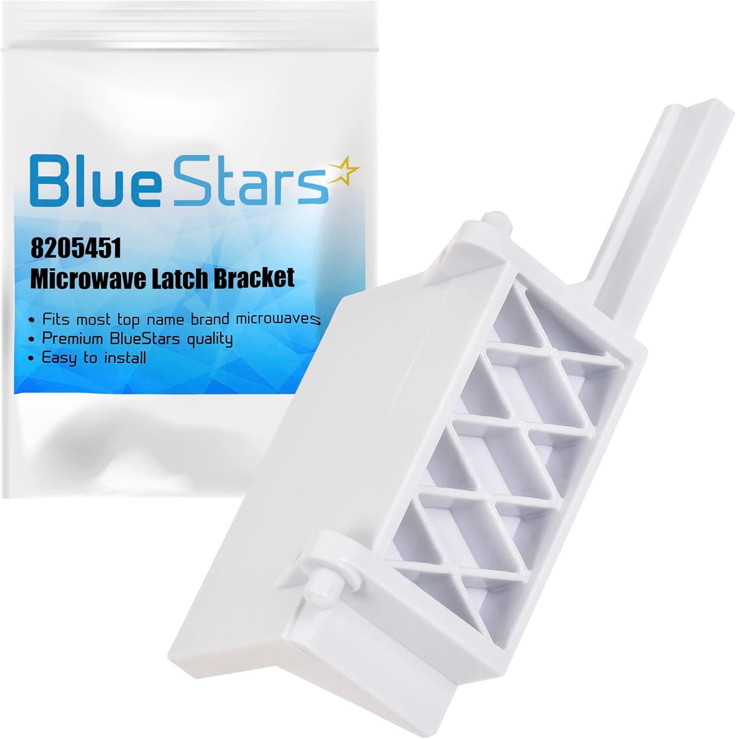 BlueStars Upgraded 8205451 Microwave Latch Bracket – Compatible with Whirlpool & KitchenAid Microwaves – Replaces WP8205451 W10298900 PS11745265 AP3776470 AH972837 BlueStars Upgraded 8205451 Microwave Latch Bracket – Compatible with Whirlpool & KitchenAid Microwaves – Replaces WP8205451 W10298900 PS11745265 AP3776470 AH972837