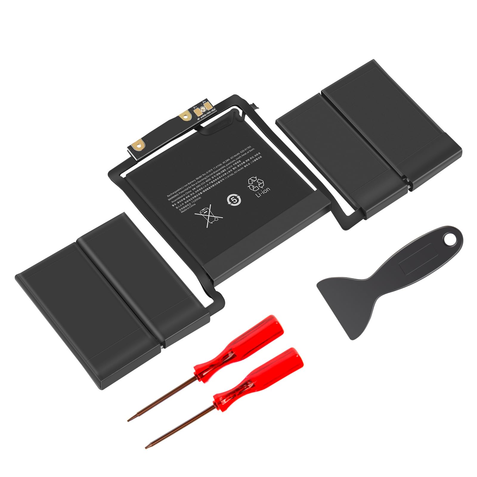 TREE.NB A1819 A1706 Replacement Battery for MacBook Pro 13 inch A1706 Late 2016 Mid 2017, EMC 3071, EMC 3163 Laptop Battery A1706 A1819 NO. MPDK2LL/A, MPXW2LL/A, MPXX2LL/A, MQ002LL/A