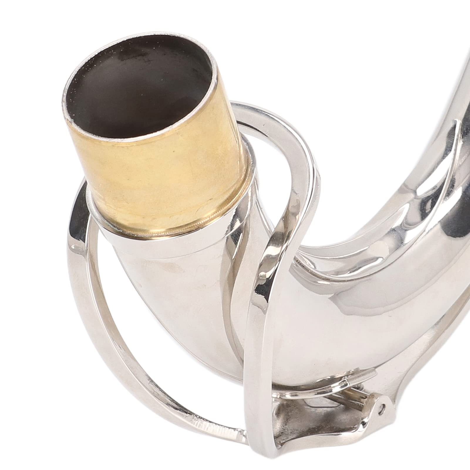 Gryf Saksofonu Metalowy Gryf Saksofonu Łokieć Szyi Akcesoria do Instrumentów Dętych Średnica 28 Mm Charakteryzuje się Wysokim Zużyciem Gryfu Tenorowy Łokieć 28 Mm Metalowy Saksofon