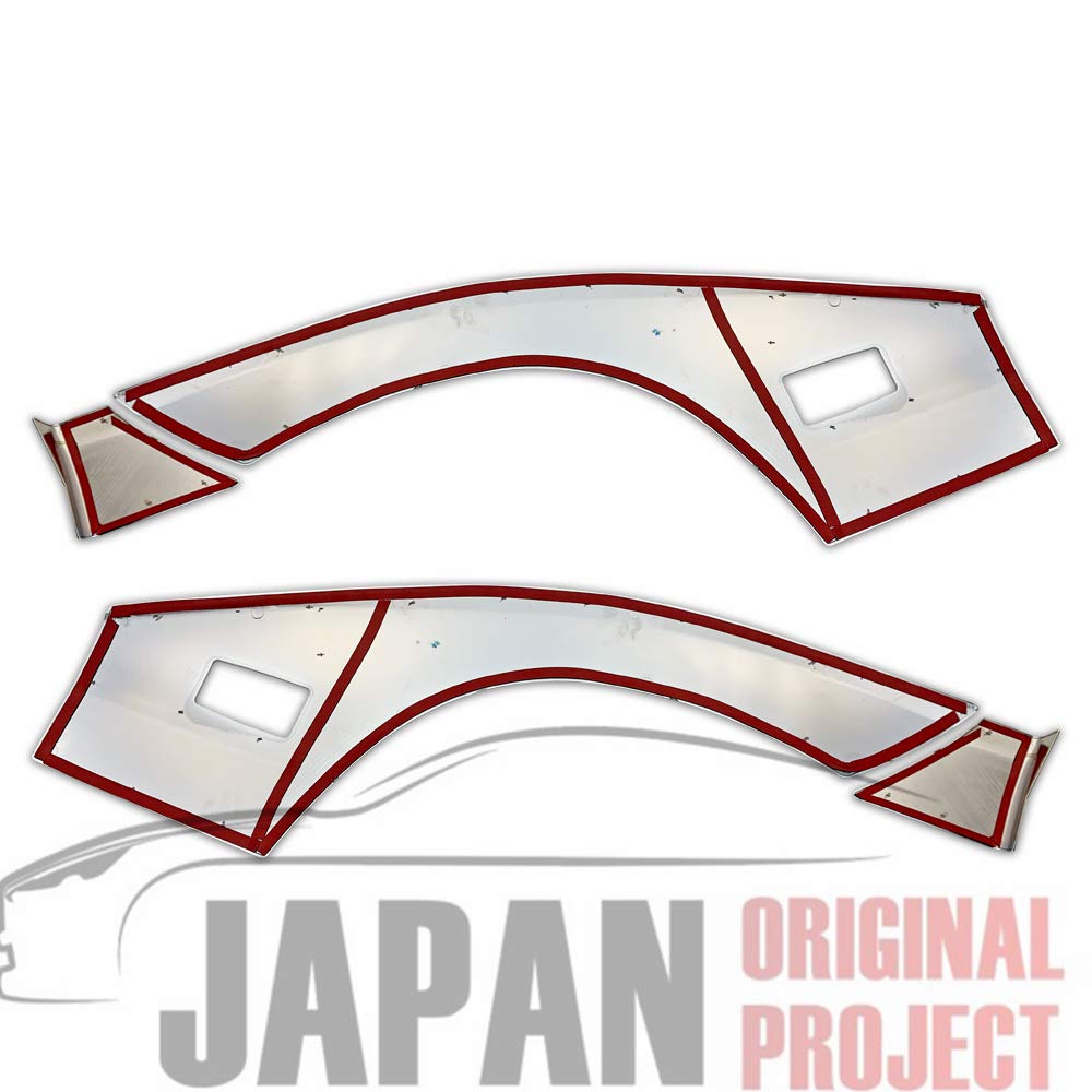 Amazon | 日野 デュトロ メッキ フロント フェンダー カバー 左右 ドア 
