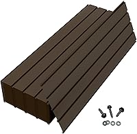 Domi 20-Pack Galvanized Steel Corrugated Metal Roofing Panels - Waterproof Heavy Duty Siding for Pergola Gazebo Shed Garage (Brown)