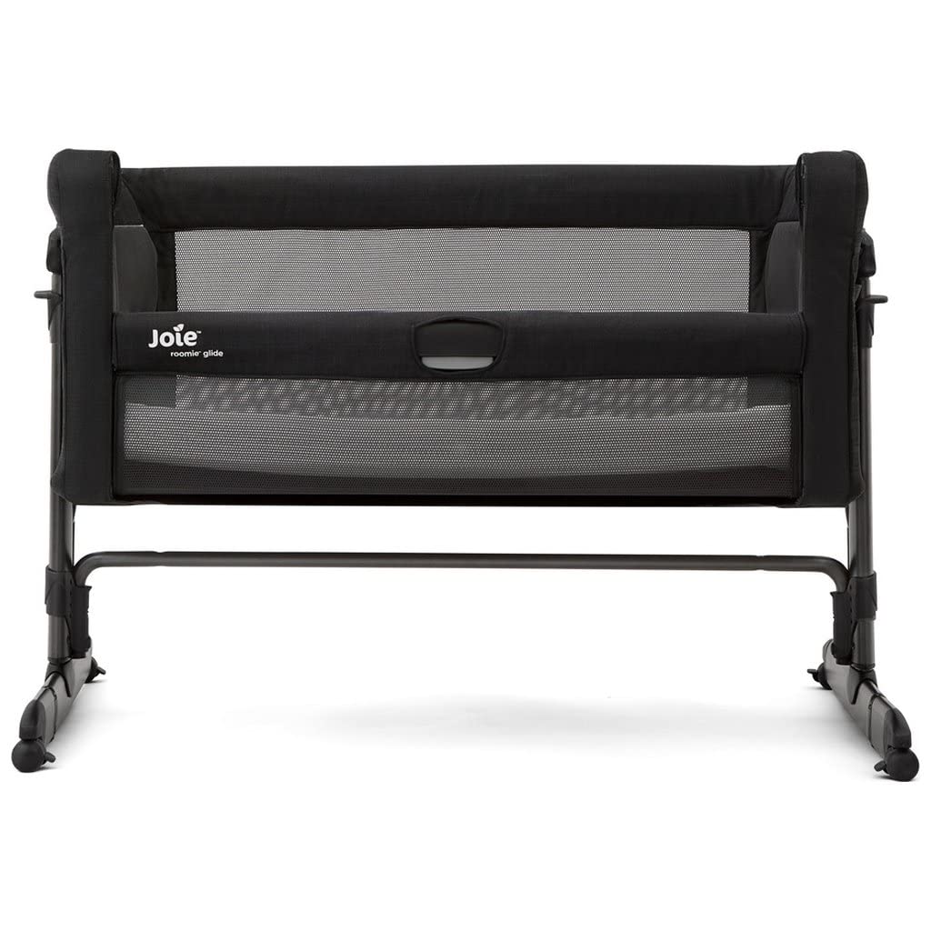 Joie roomie™ glide culla fianco letto, lato apribile, movimento oscillante, inclinazione rilassante, altezza regolabile, borsa da viaggio – dalla nascita a 6 mesi (0–9 kg), shale