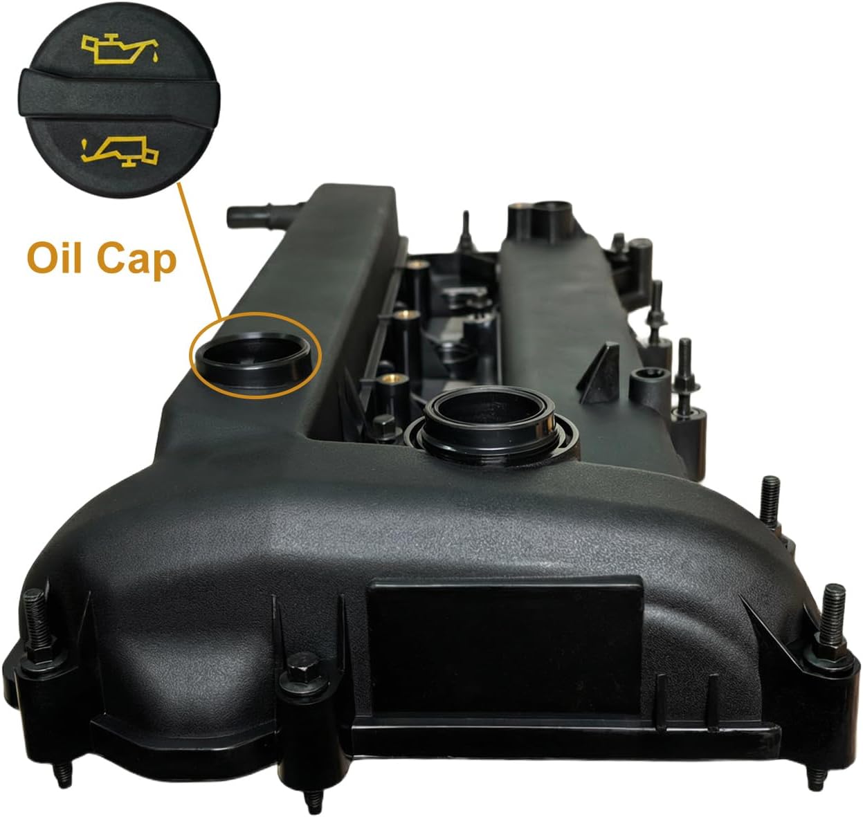 Engine Valve Cover Kit Compatible with 2010-2013 Mazda 3, 2009-2015 Mazda 5, Mazda 6 & CX-7 | Direct Fit for 2.0L, 2.3L, 2.5L Engines, Replace Part # L502-10-210E / L50210210E