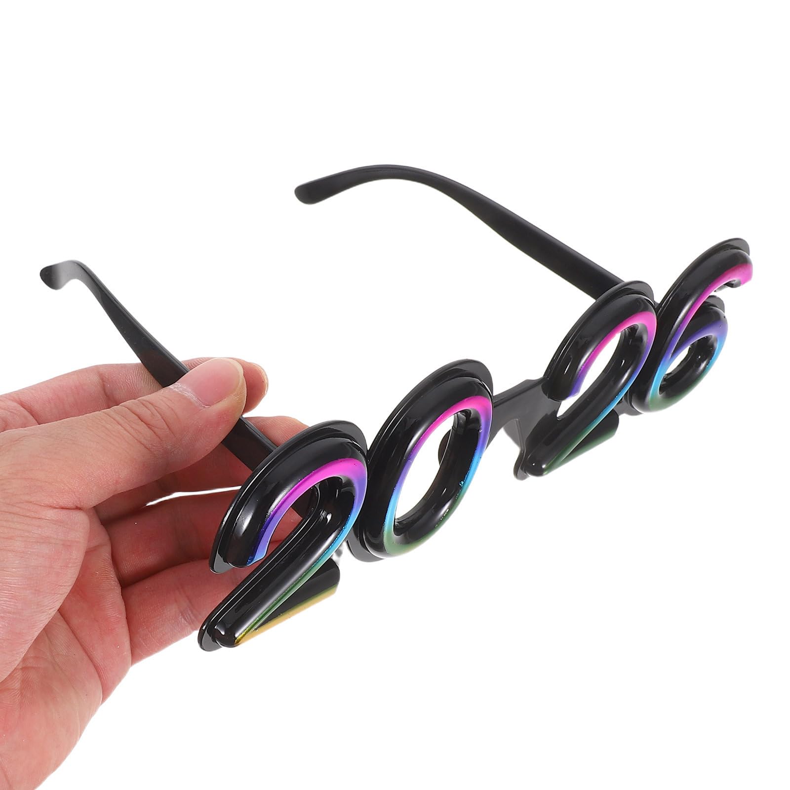 TOYANDONA 16 Stück Silvesterbrille aus PC für Fotorequisiten und Party | Neujahrsbrillen 2026, Formstabil und Farbecht, für Festliche Anlässe, Halloween und Weihnachten