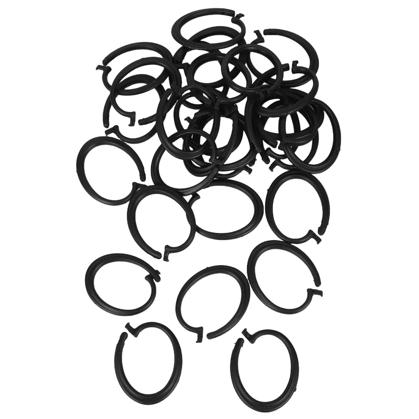 GALPADA 30pcs Curtain Hooks C Shaped Rings for Outdoor Tents and Canopies Durable and Versatile Support for Sunshade Curtains Camping Hiking and Events